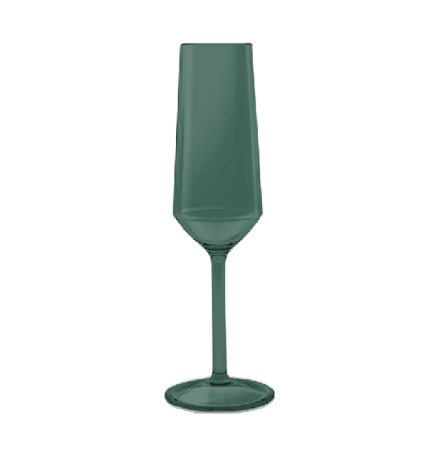 slide 1 of 1, December Home Dh Acrylic Champagne Flute Green, 1 ct