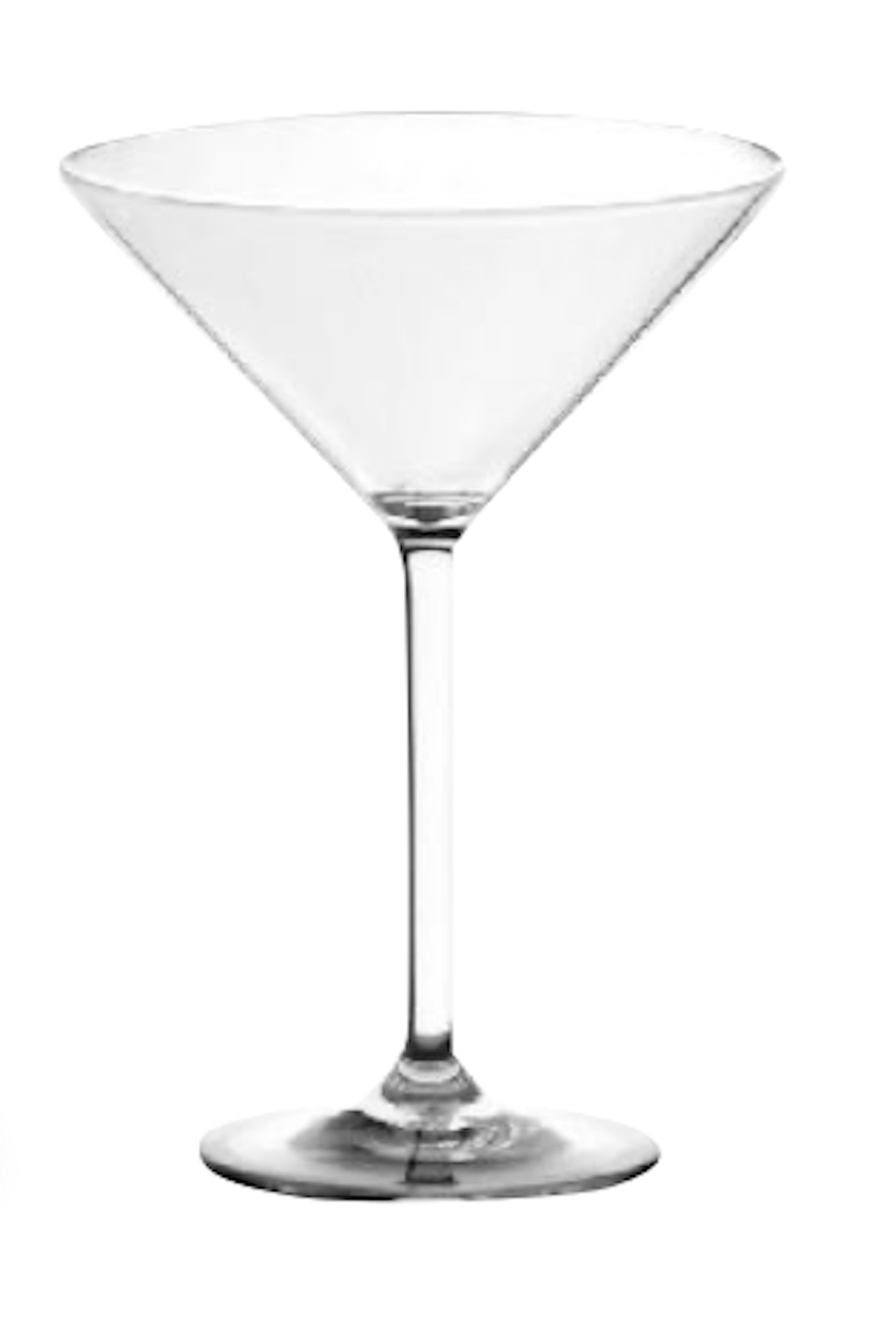 slide 1 of 1, December Home Dh Acrylic Martini Glass Clear, 1 ct