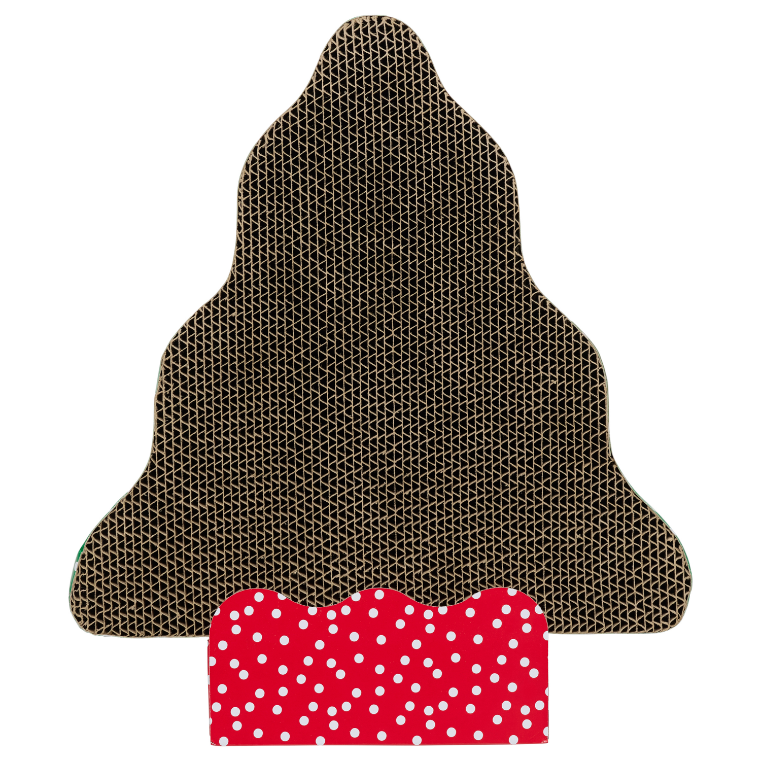 slide 2 of 3, Meijer Holiday Christmas Tree With Ball Track Cat Scratcher, 1 ct