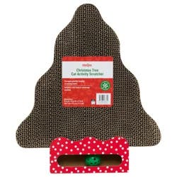 Meijer Holiday Christmas Tree With Ball Track Cat Scratcher