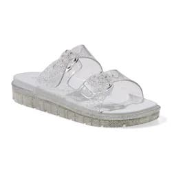 Falls Creek Girls' Blaire Sandals, Clear, Size 4