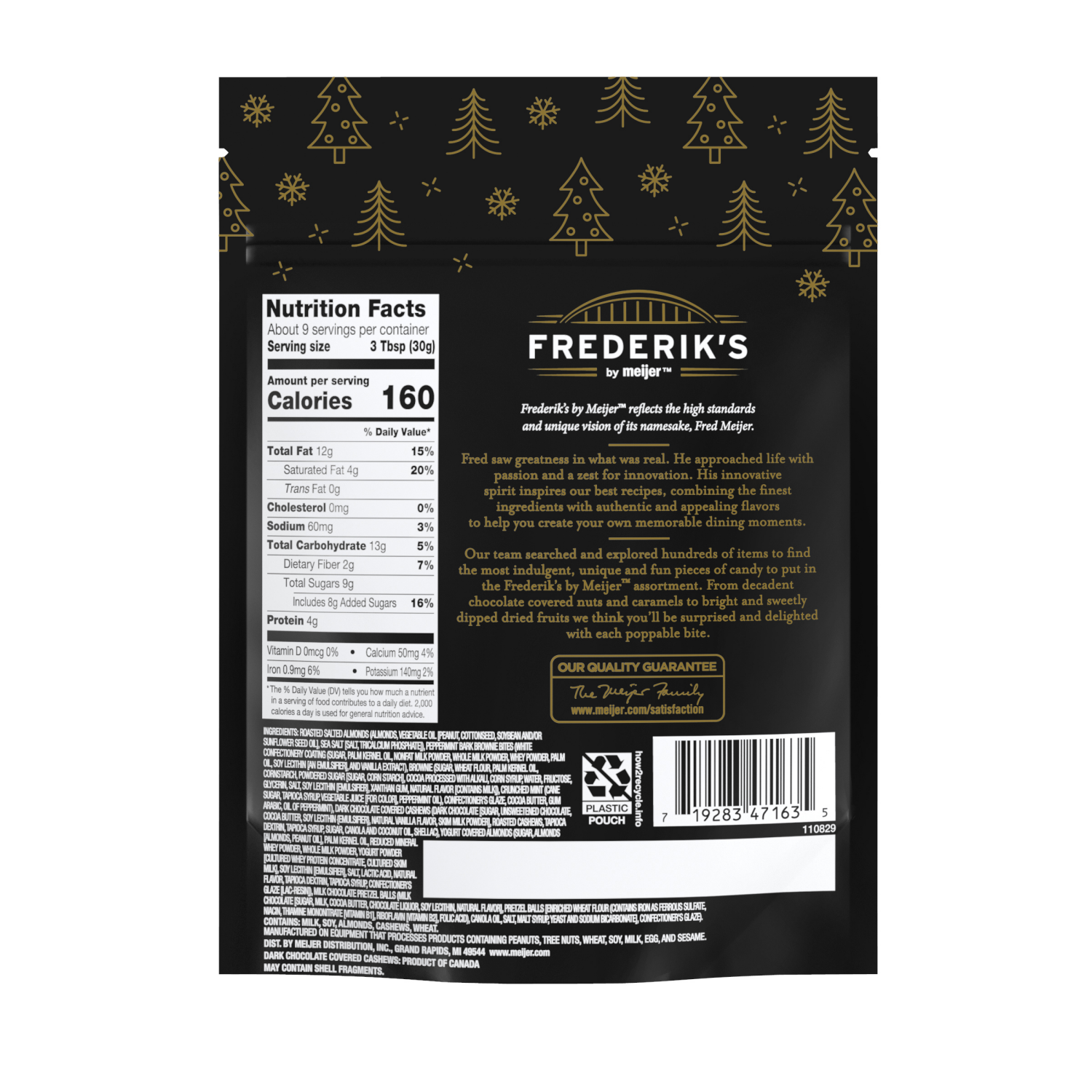 slide 2 of 2, Frederiks By Meijer Frosted Forest Trail Mix 9.5oz, 9.5 oz