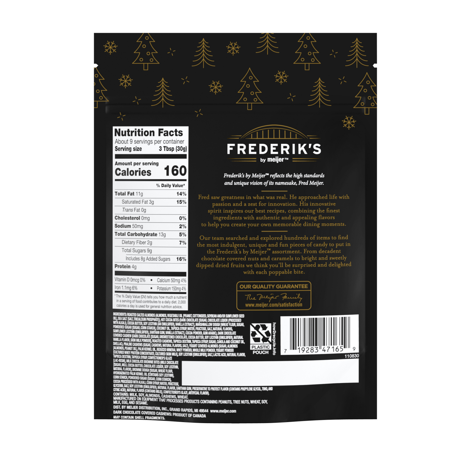 slide 2 of 2, Frederik's By Meijer Frederiks Warm Wishes Snack Mix 9.5oz, 9.5 oz