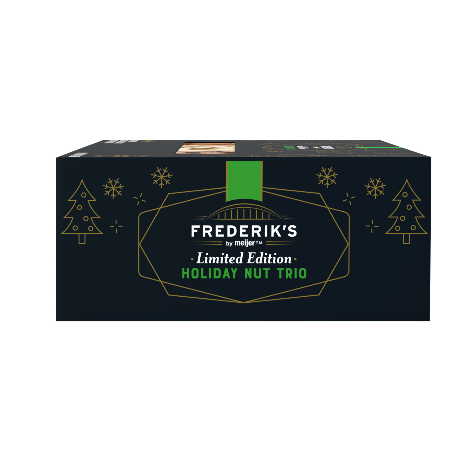slide 5 of 8, Frederik's By Meijer Frederiks Trio Tray Holiday Nuts 16oz, 16 oz