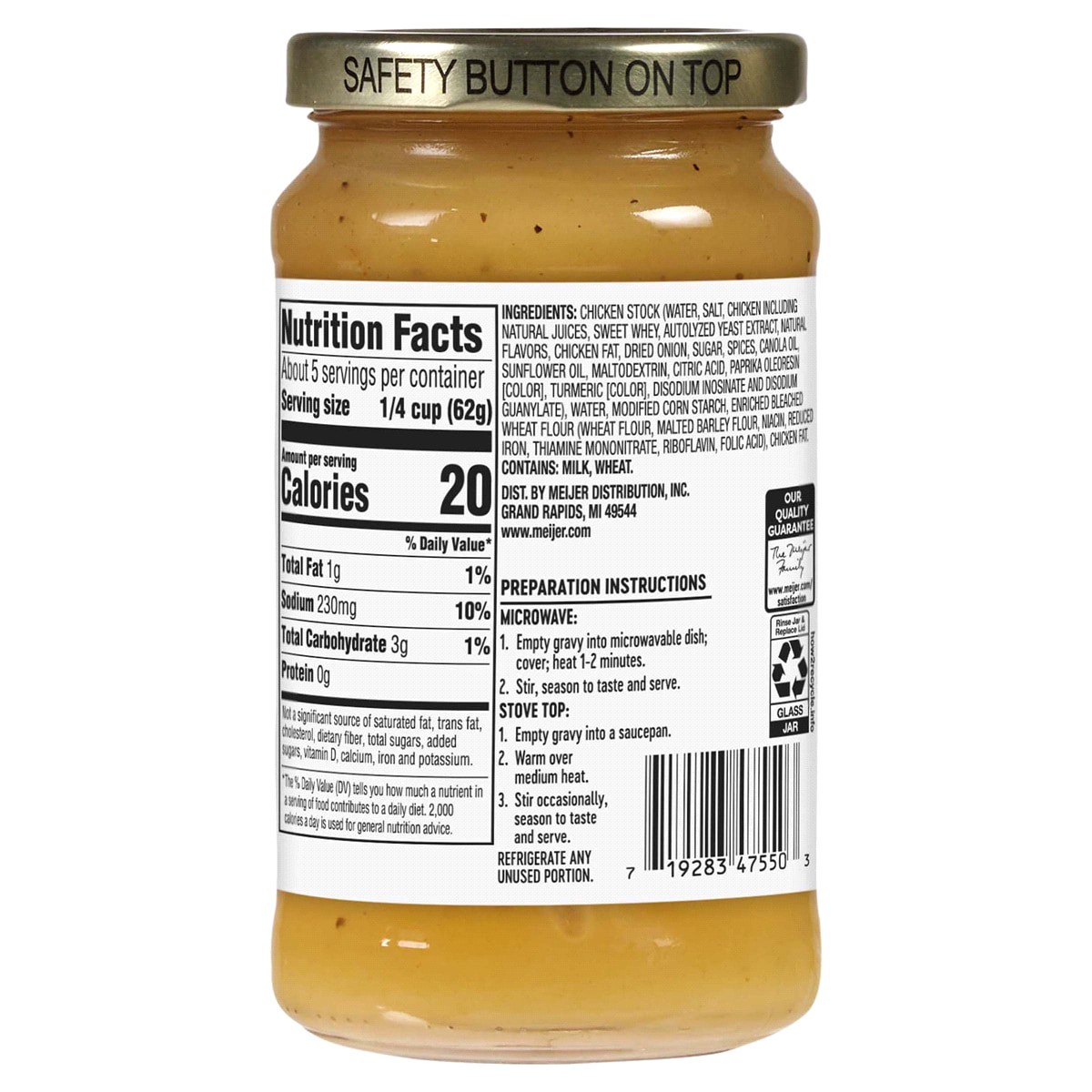 slide 2 of 2, Meijer Chicken Gravy, 12 oz