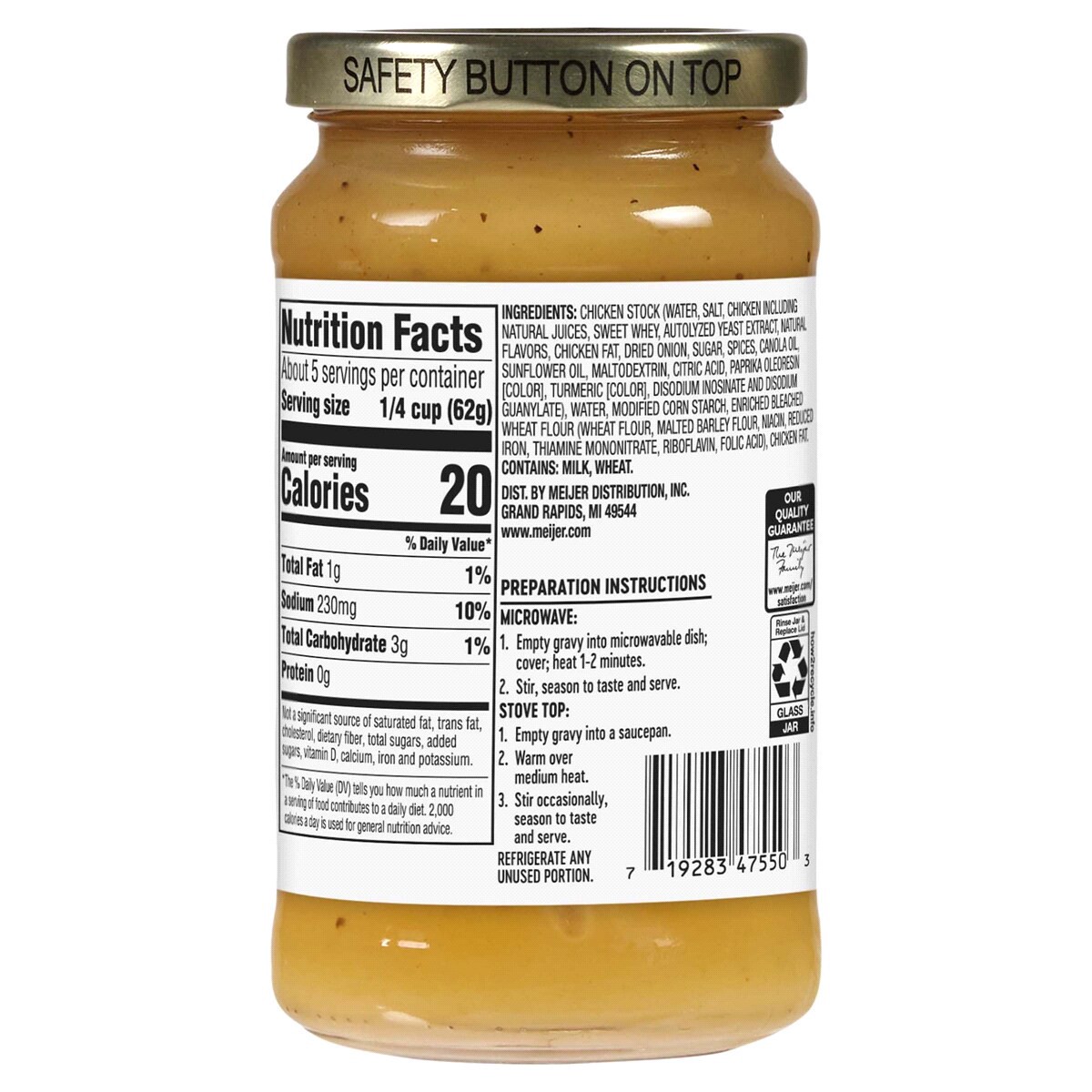 slide 2 of 2, Meijer Chicken Gravy, 12 oz