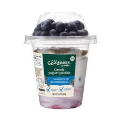 True Goodness Blueberry Greek Yogurt Parfait, 8.5 Oz