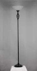 ROOM & RETREAT RR Birdcage Torchiere Floor Lamp