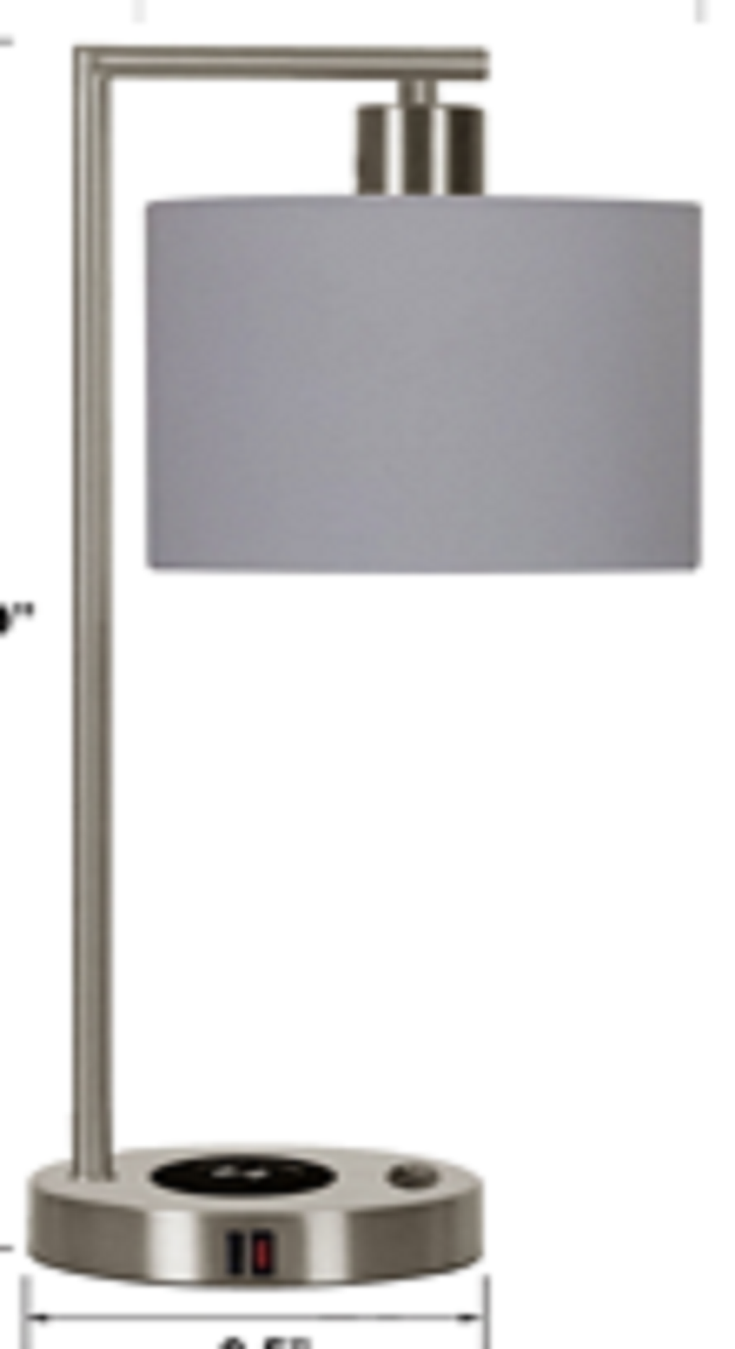 slide 1 of 1, ROOM & RETREAT Wireless Charging Downbridge Table Lamp, 1 ct
