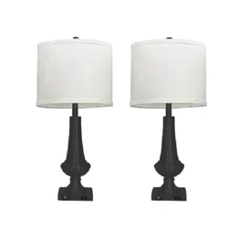 ROOM & RETREAT RR 2-Pc Table Lamp Set