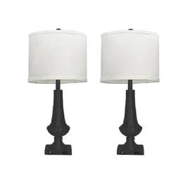 ROOM & RETREAT RR 2-Pc Table Lamp Set