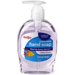 Meijer Clear Liquid Hand Soap