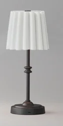 ROOM & RETREAT RR Scalloped Rechargeable LED Table Lamp