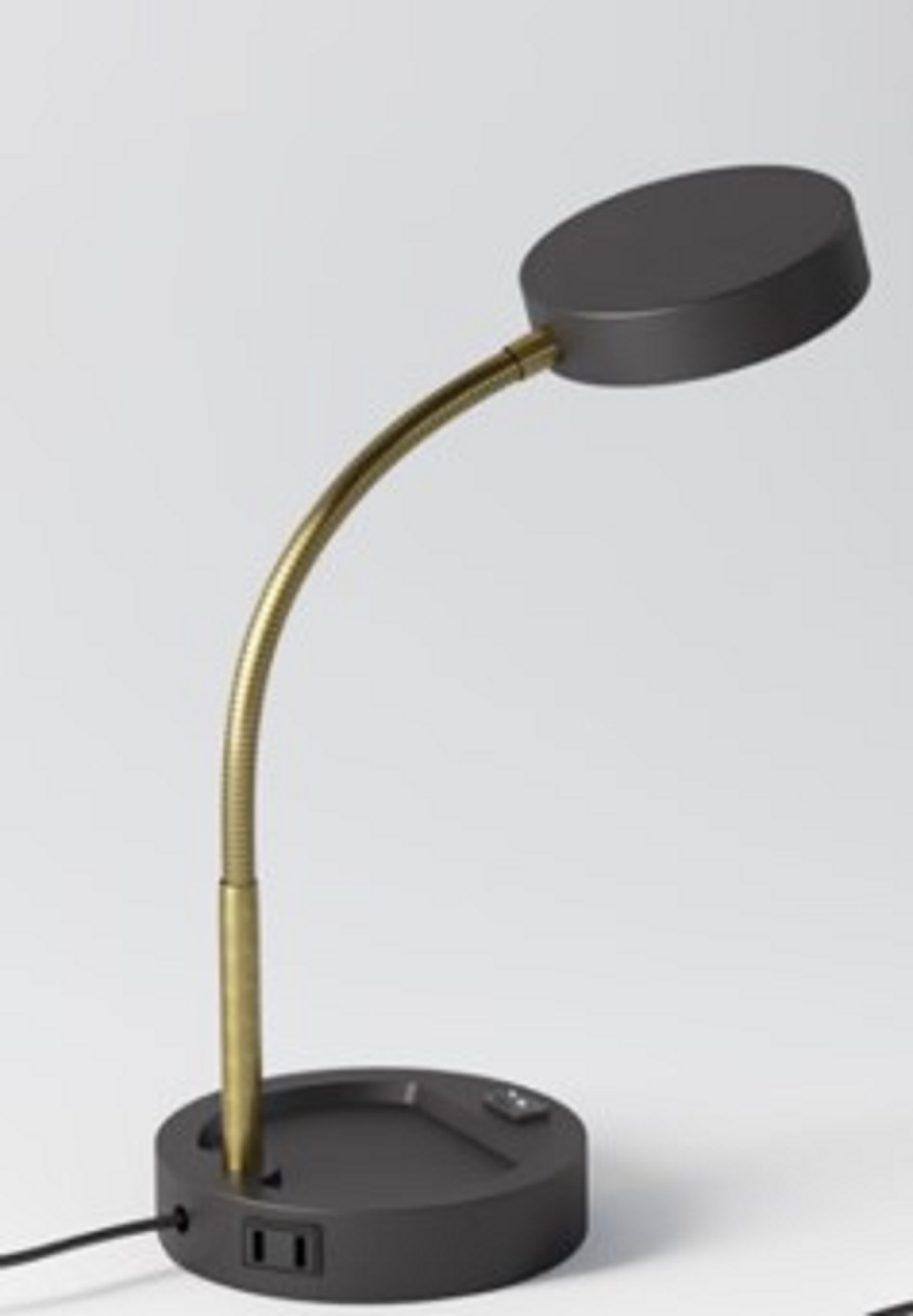 slide 1 of 1, ROOM & RETREAT RR LED Gooseneck Table Lamp, 1 ct