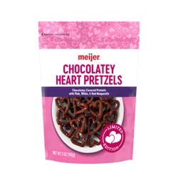 Meijer Choc Heart Pretzels Np 5oz