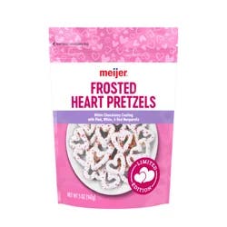 Meijer Frost Heart Pretzels Np 5oz