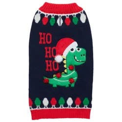 Meijer Mjr Hly Pet Dino Sweater Md