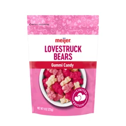 Meijer Valentine's Lovestruck Bears Candy 9oz