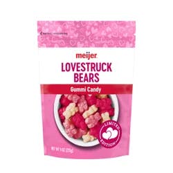 Meijer Valentine's Lovestruck Bears Candy 9oz