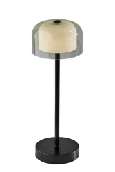 Room & Retreat Rechargeable Lamp Acrylic Black