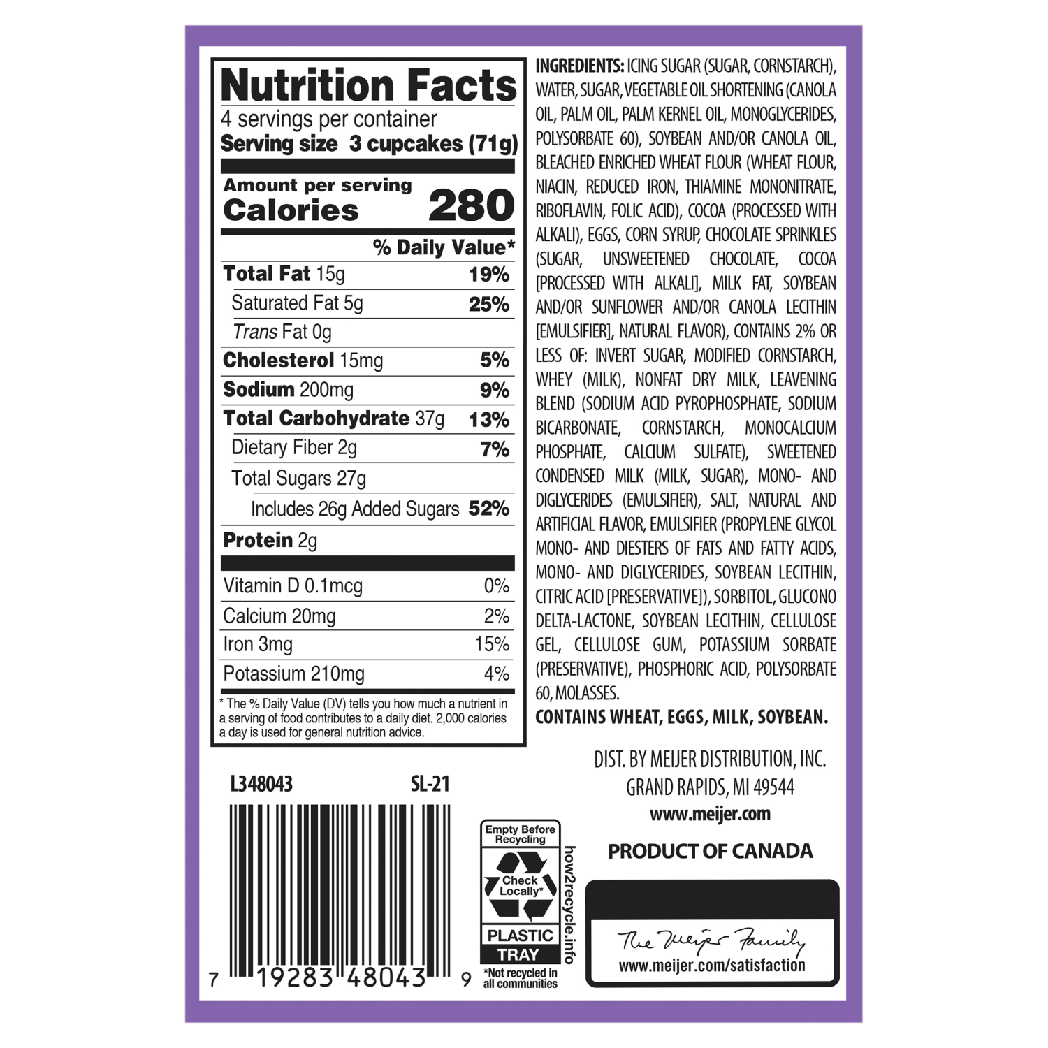 slide 3 of 4, Fresh from Meijer Double Chocolate Mini Cupcakes, 12 ct, 12 ct