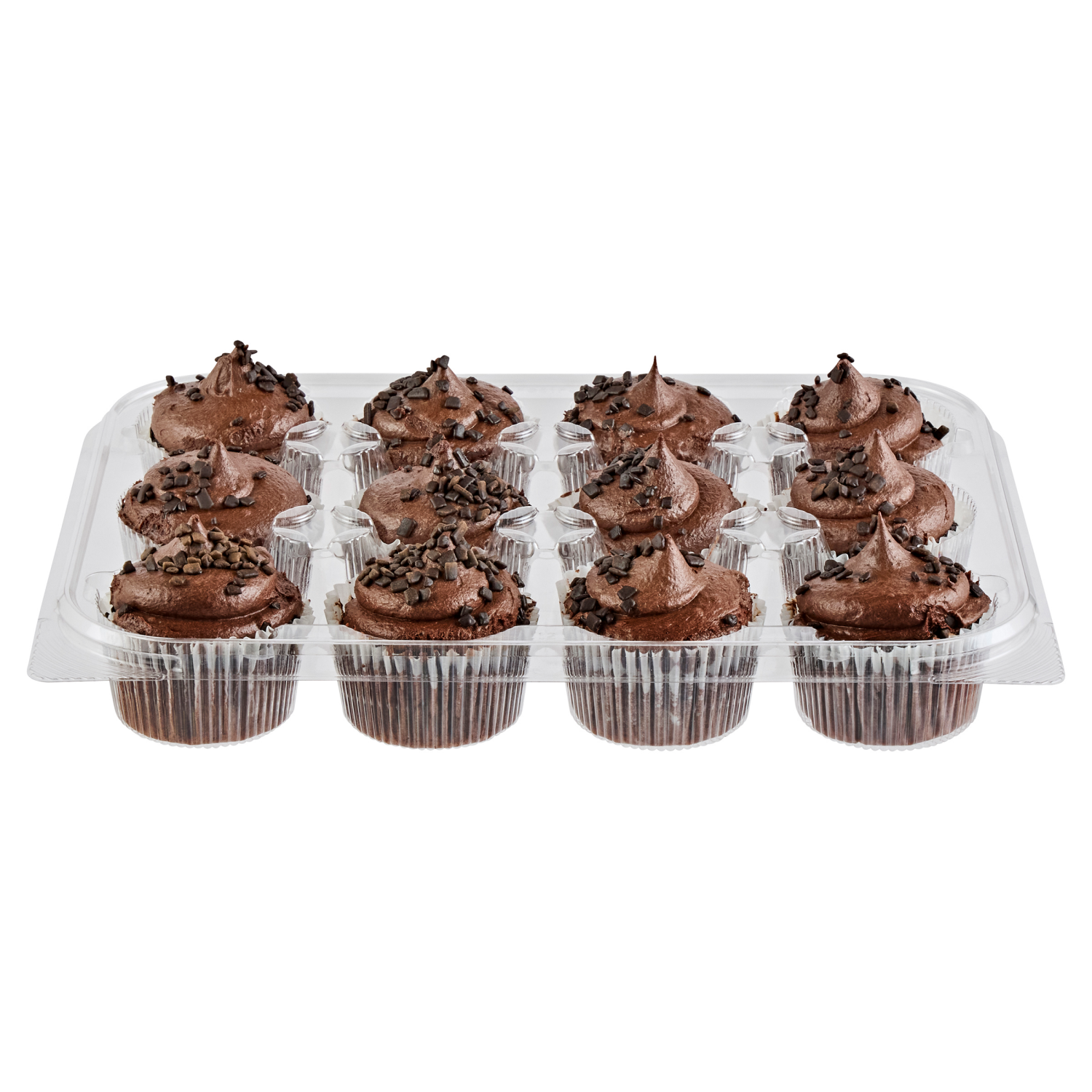 slide 4 of 4, Fresh from Meijer Double Chocolate Mini Cupcakes, 12 ct, 12 ct