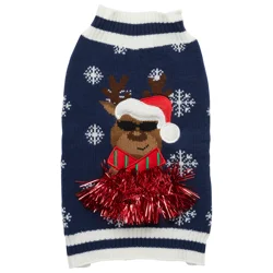 Meijer Mjr Hly Pet Reindeer Sweater Sm