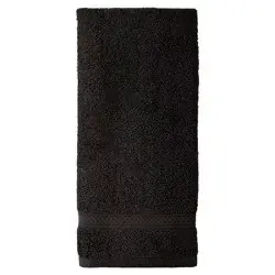 R+R Hand Towel, 16 in x 28 in, Black