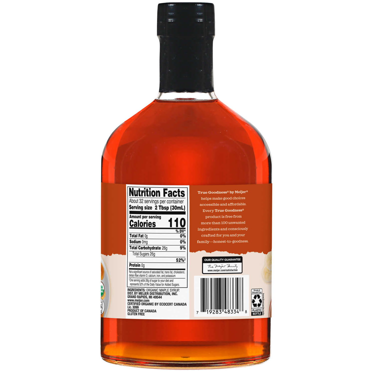 slide 2 of 2, True Goodness Organic Pure Maple Syrup, 32 oz