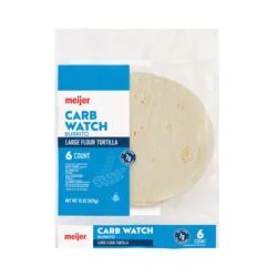 Meijer Carb Watch Burrito 6ct/15oz
