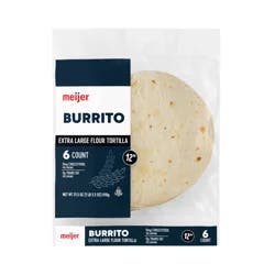 Meijer Xl Burrito 6ct/21.5oz