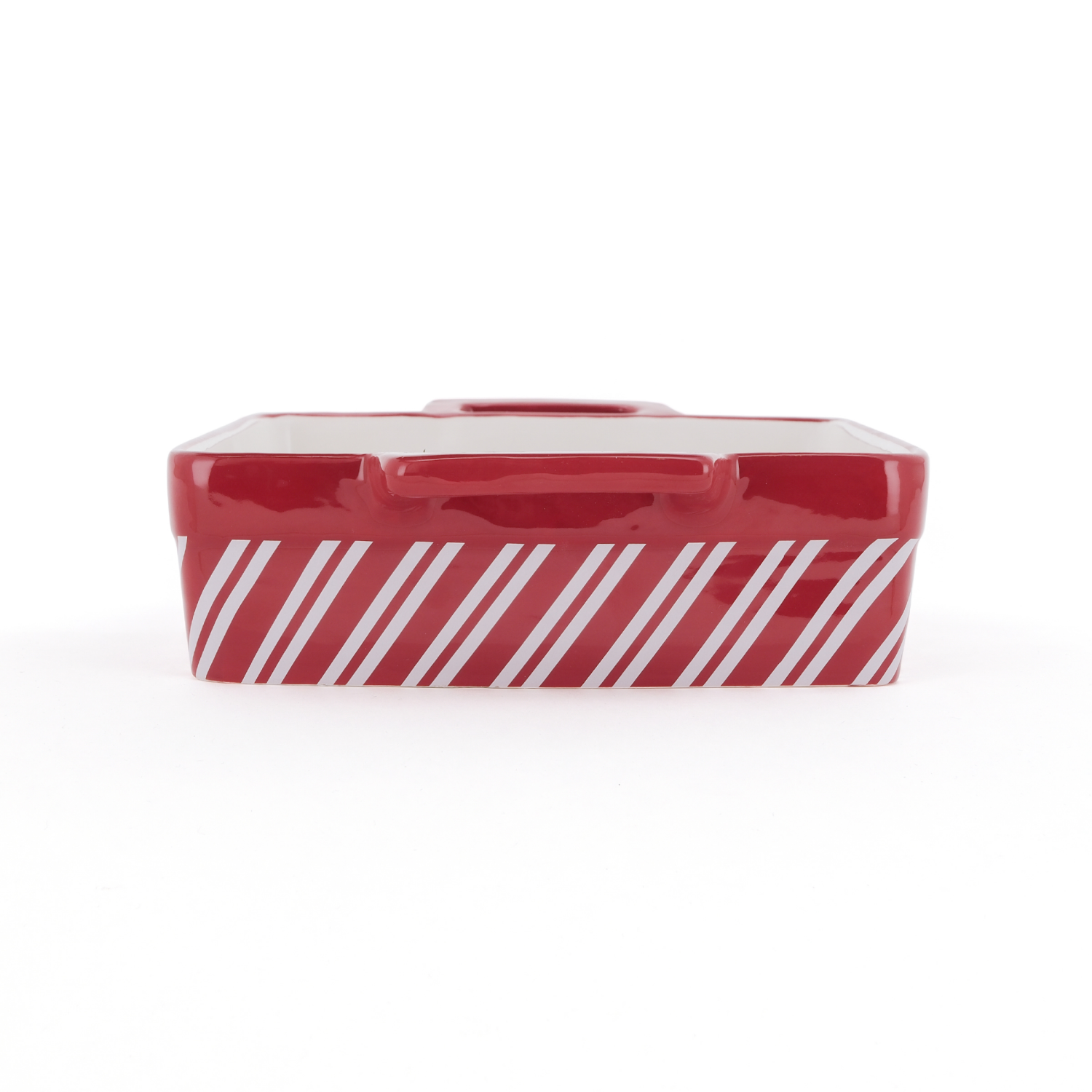 slide 2 of 3, December Home DH STONEWARE HANDLED BAKING DISH TREE, 2.68 inh