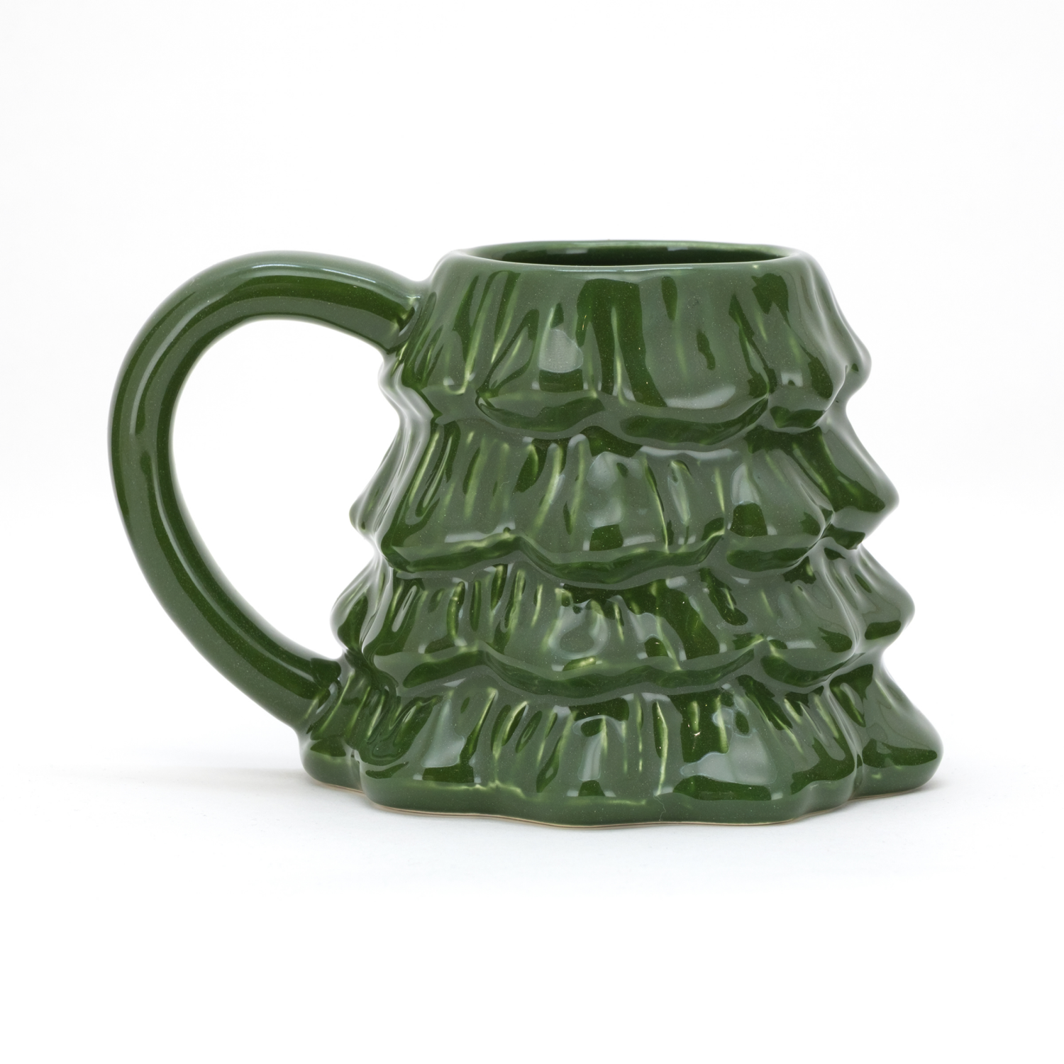 slide 2 of 4, December Home DH EARTHENWARE MUG BOW TREE, 3.625 inh