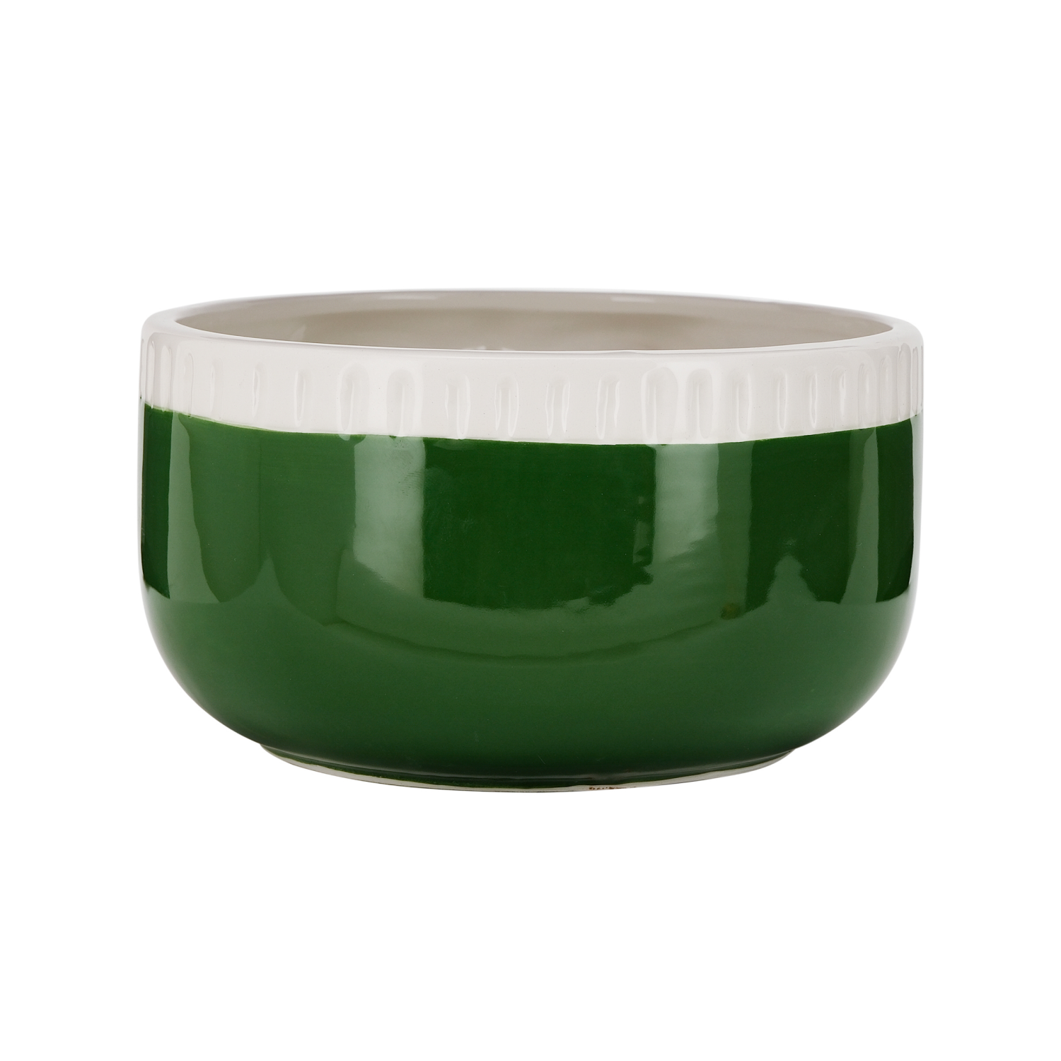 slide 2 of 4, December Home DH EARTHENWARE CANDY BOWL BOW, 3.7 in