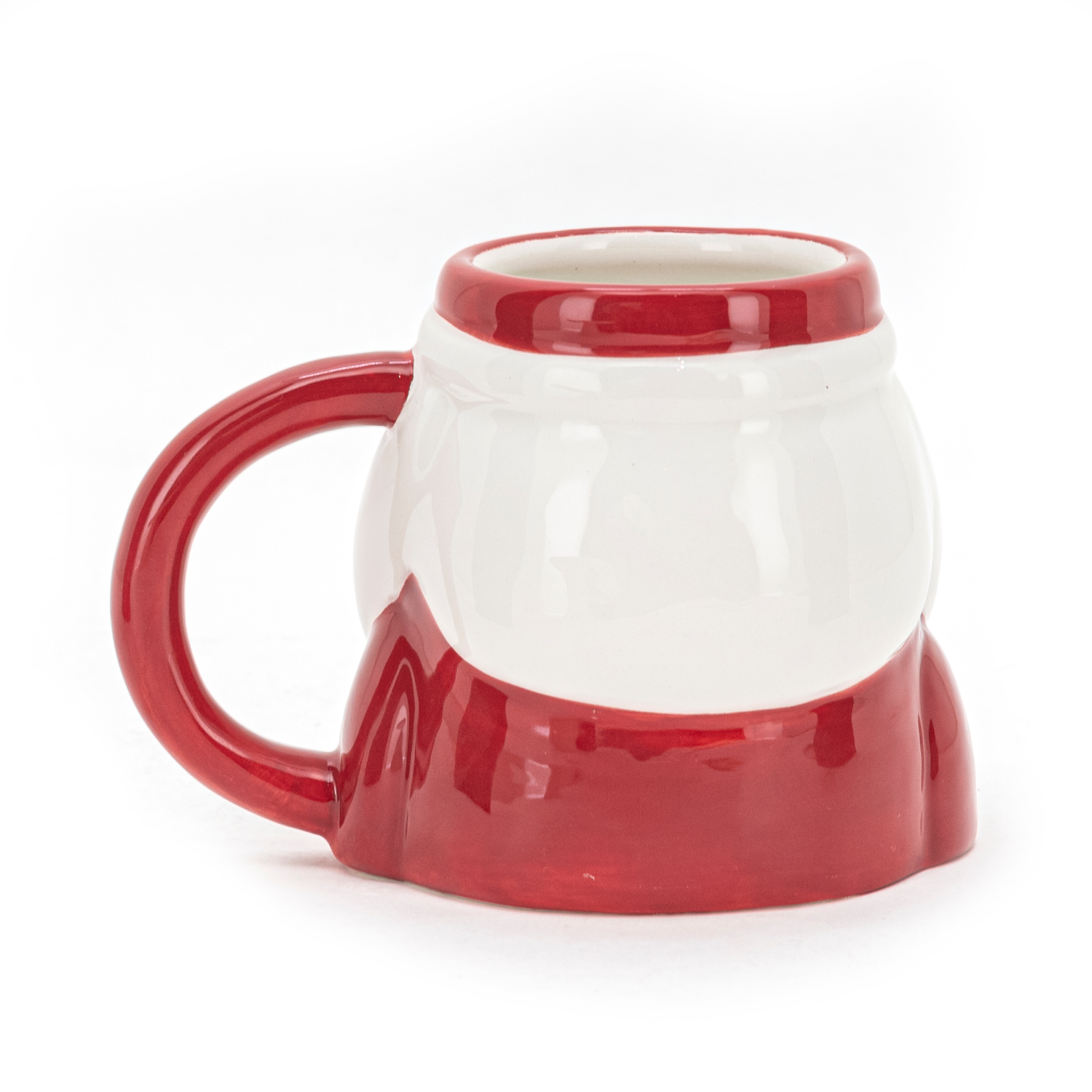 slide 2 of 4, December Home DH EARTHENWARE MUG SANTA, 3.9 inh