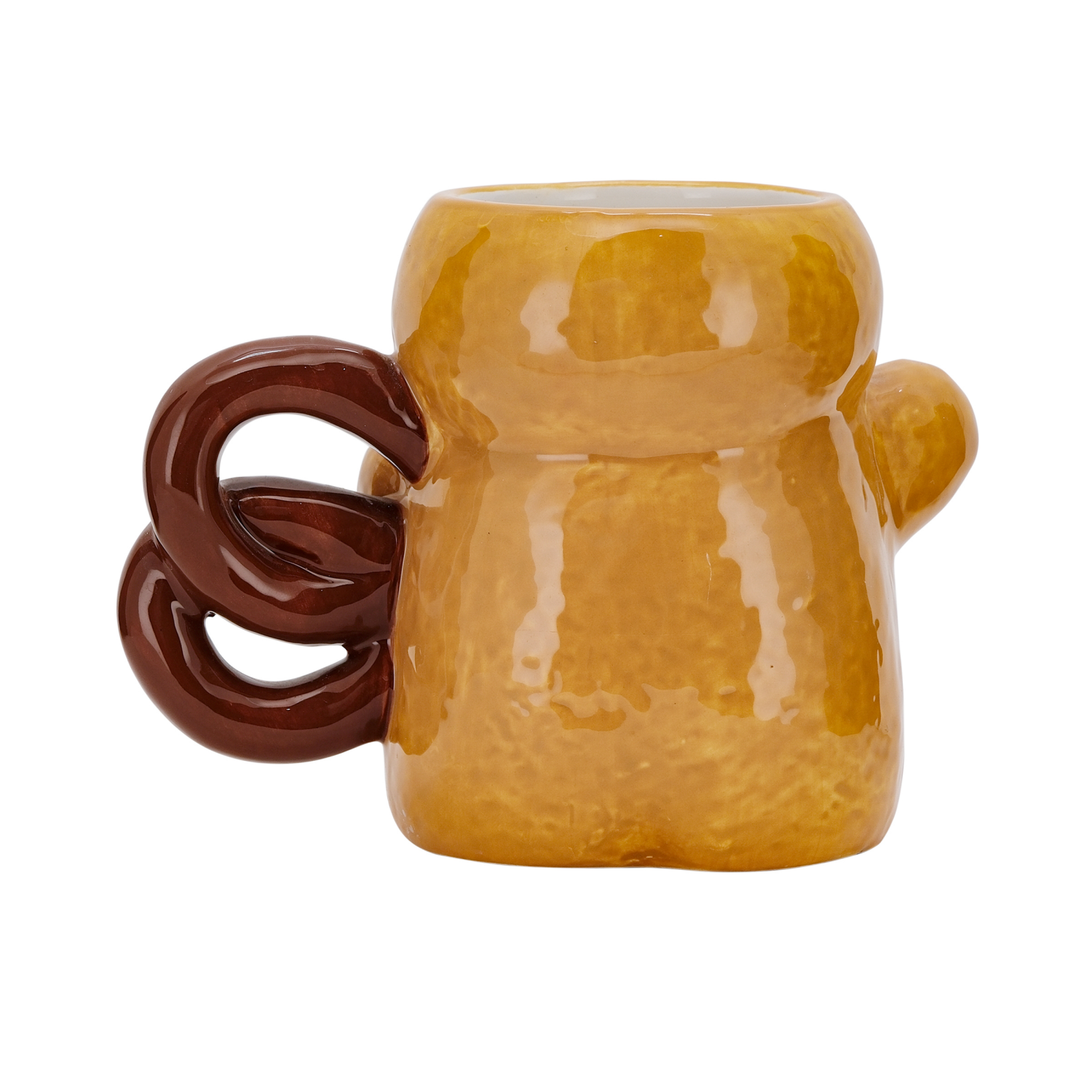 slide 2 of 4, December Home DH EARTHENWARE MUG GINGERBREAD, 4.4 inh