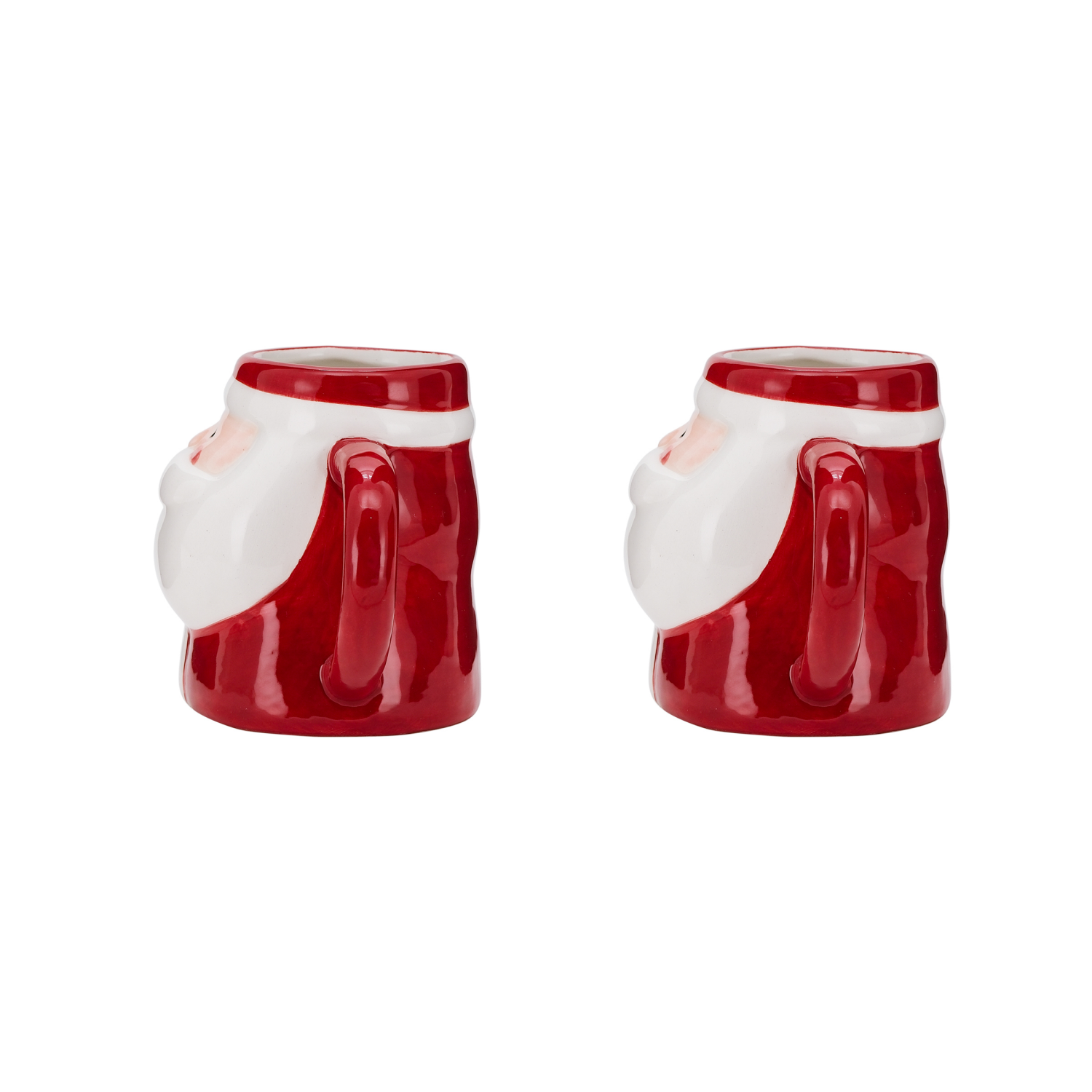 slide 4 of 4, December Home Dh Espresso Mug Set 2pk Santa, 2 ct