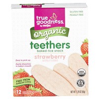 slide 18 of 29, True Goodness Organic Teethers Strawberry, 1.76 oz