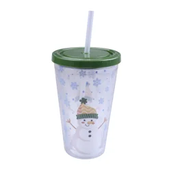 December Home 17OZ Plastic tumber