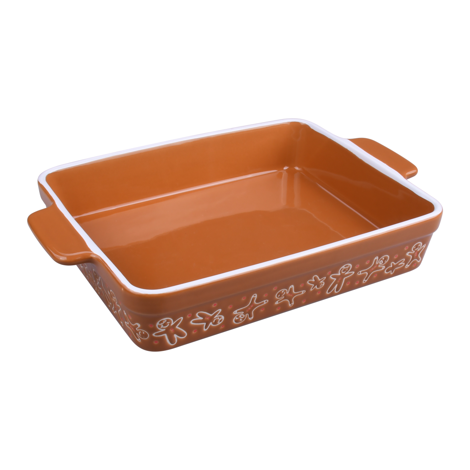 slide 3 of 3, December Home DH STONEWARE MINI RECT BAKING DISH GB, 10.75 in