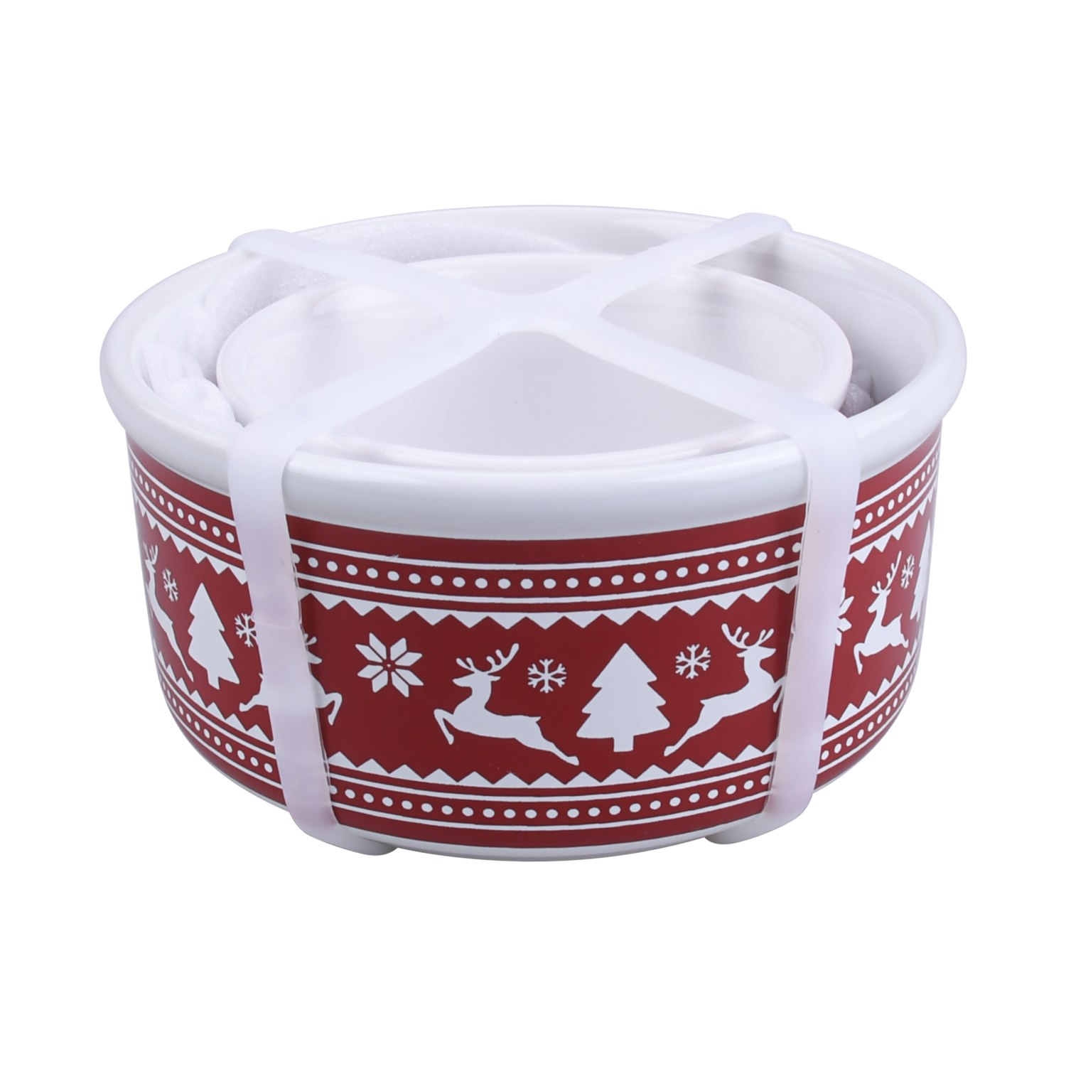 slide 1 of 2, December Home DH STONEWARE RAMEKIN SET 2CT FAIR AISLE, 2 ct