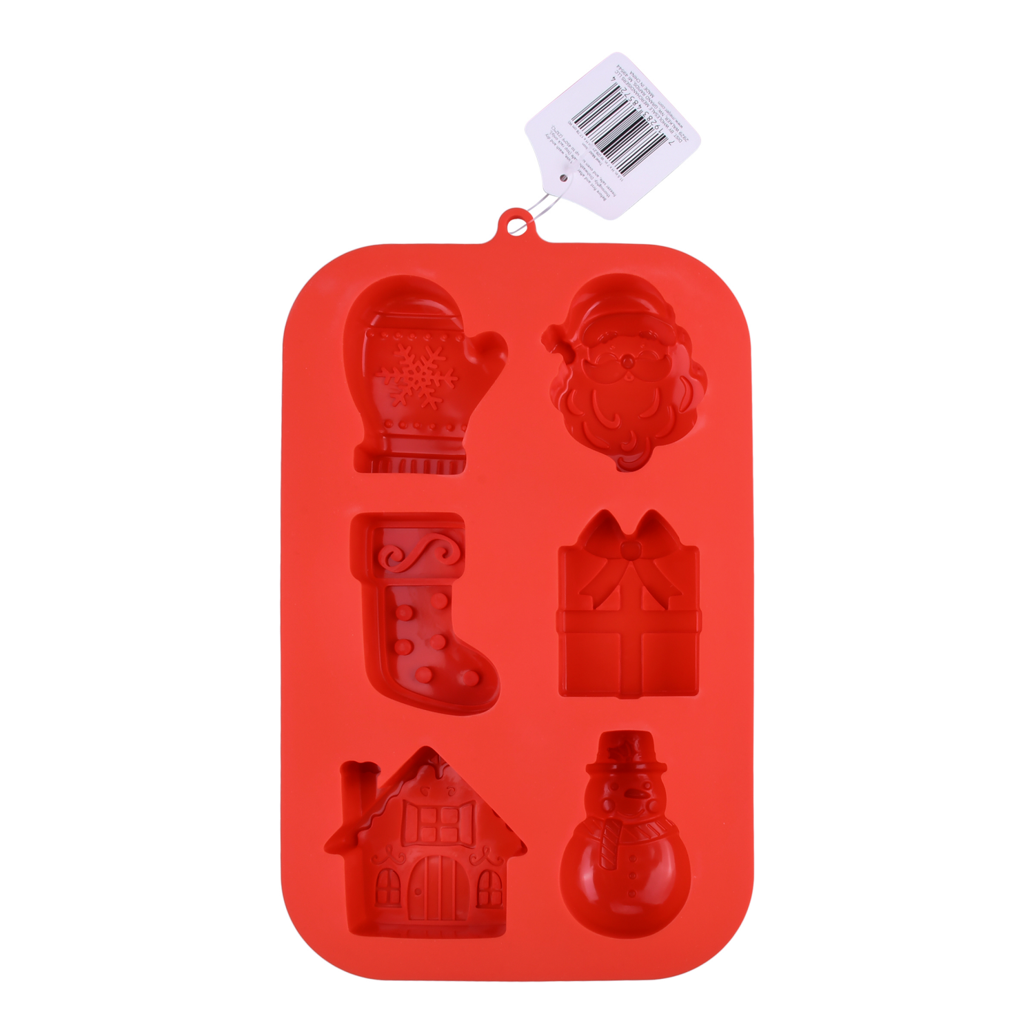 slide 2 of 3, December Home DH SILICONE TREAT MOLD HOLIDAY ICONS, 11.54 in