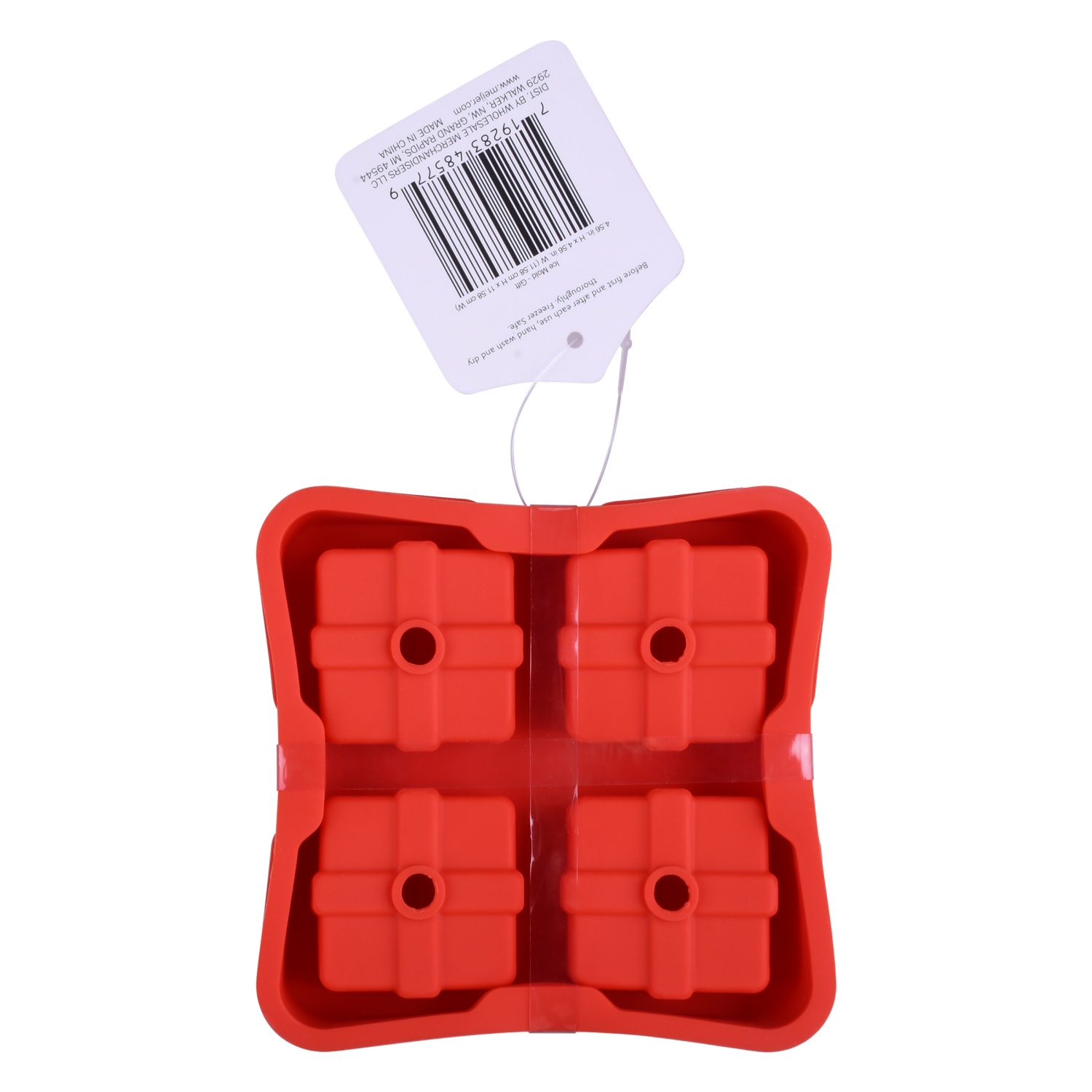 slide 2 of 3, December Home SILICONE ICE MOLD GIFTS, 4.56 x 1.94 in