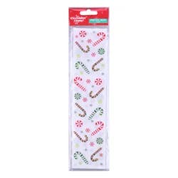 December Home DH CELLOPHANE PRETZEL BAG 20CT CANDYCANE