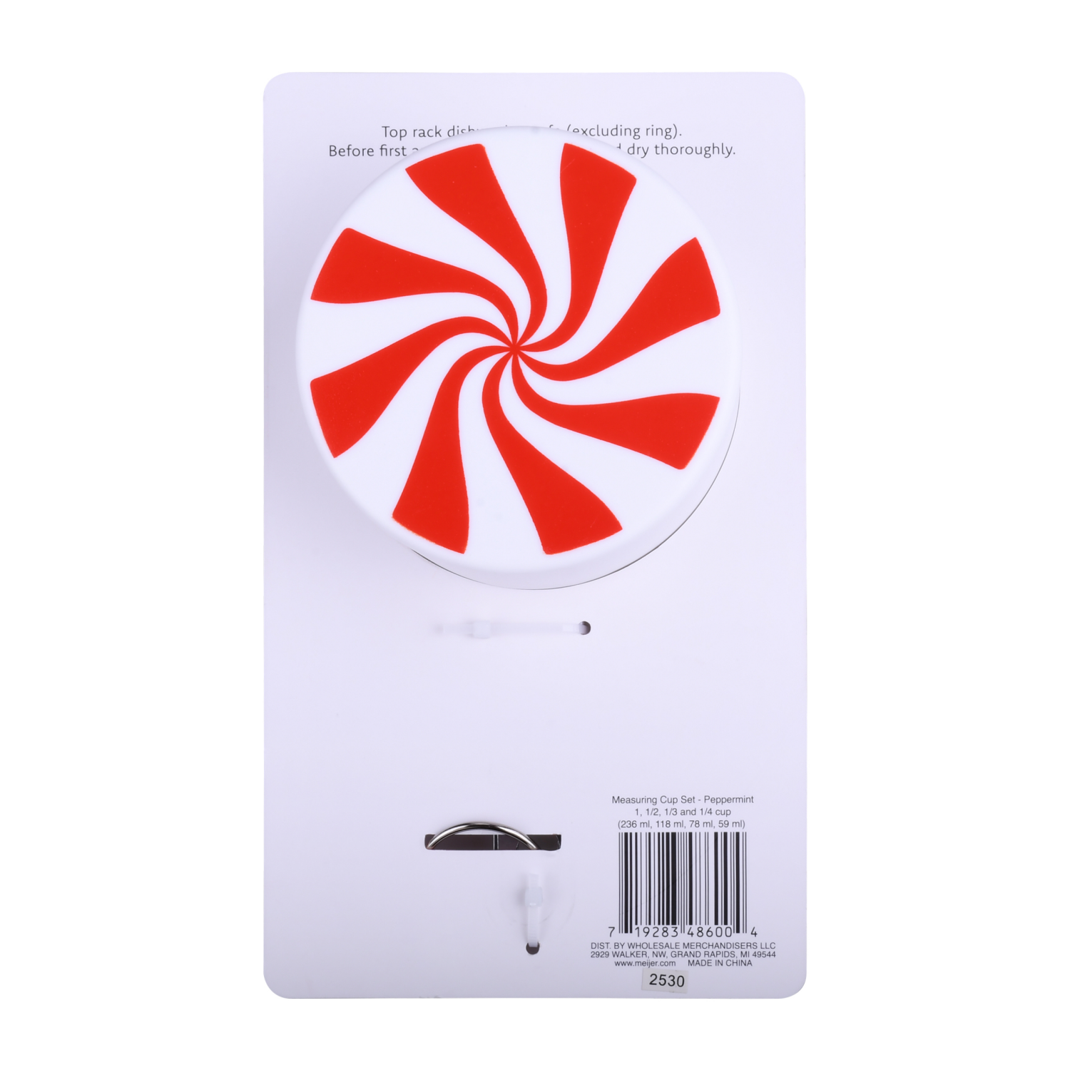 slide 2 of 3, December Home Dh Measuring Cup Set 4pc Peppermint, 4 ct