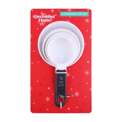 December Home Dh Measuring Cup Set 4pc Peppermint