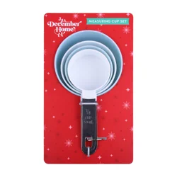December Home DH MEASURING CUP SET 4PC SNOWFLAKE