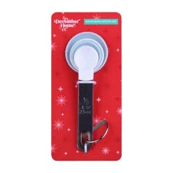 December Home DH MEASURING SPOON SET 4PC SNOWFLAKE