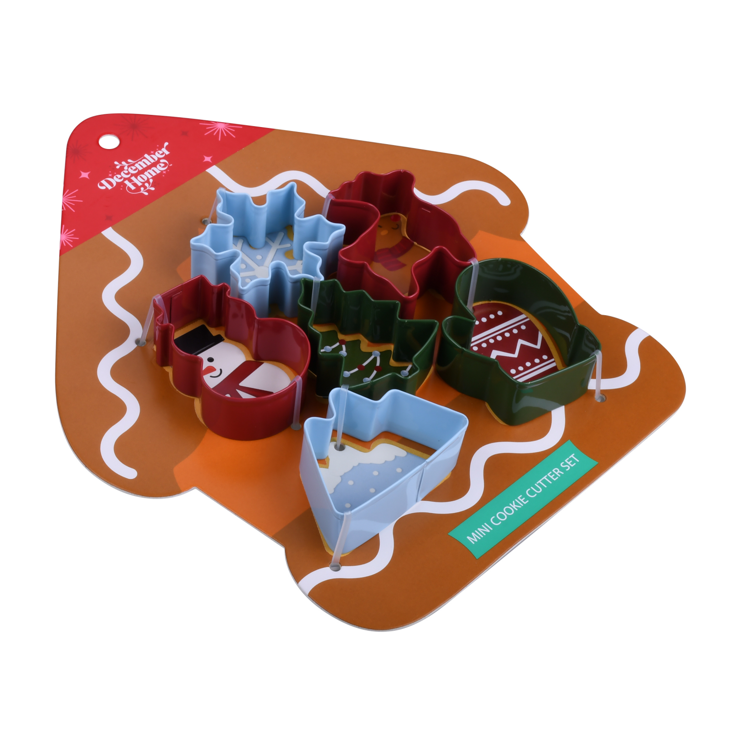 slide 3 of 3, December Home DH MINI COOKIE CUTTER SET 6PC HOUSE, 6 ct