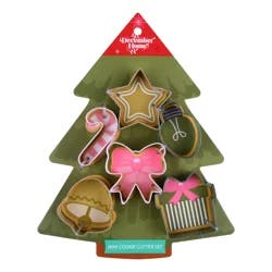 December Home DH MINI COOKIE CUTTER SET 6PC TREE